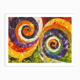 Spiral Painting 5 Art Print