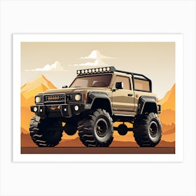 Jeep Off Road Expedition Art Print