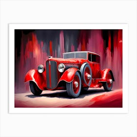 Vintage Car Art Print