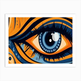 Eye Painting 1 Art Print