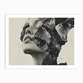 Woman'S Face 35 Art Print