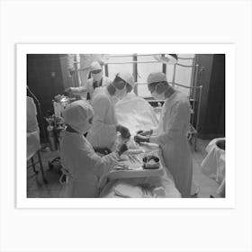 Operation At Provident Hospital, Chicago, Illinois By Russell Lee 1 Art Print