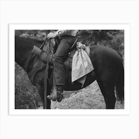 Untitled Photo, Possibly Related To Sheepherder On His Horse, Ouray County, Colorado By Russell Lee Art Print