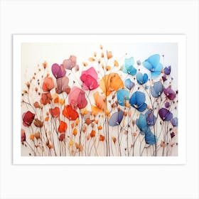 Flower Wall Art 1 Art Print