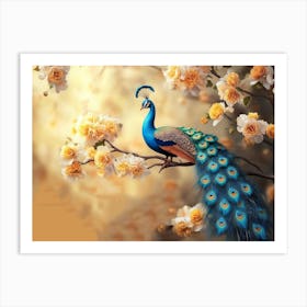 Peacock 15 Art Print