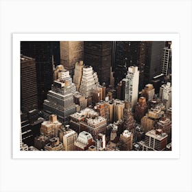 New York City Skyscrapers Art Print