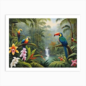 Tropical Jungle Art Print