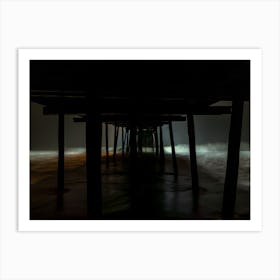 Night Pier Art Print