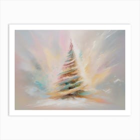 1Abstract Christmas Tree 19 Art Print