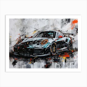 Porsche Gt3 Rs Art Print