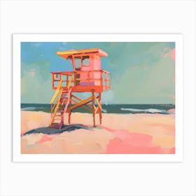 Lifeguard Tower 4 Art Print