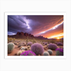 Desertgarden Art Print