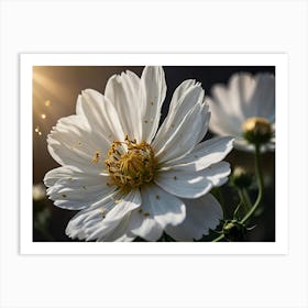 White Flower Art Print