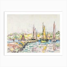 Concarneau (ca.1925), Paul Signac Art Print