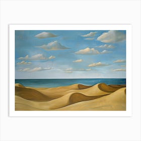 Sand Dunes 15 Art Print