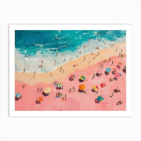 Pink Beach 7 Art Print