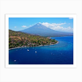 Wanderlust Aerial View Of Bali Art Print