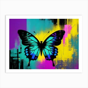 Abstract Butterfly Painting 3 Art Print