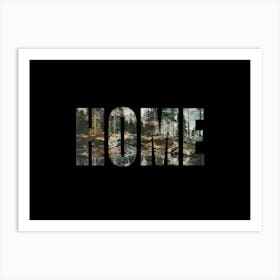 Home Poster Forest Photo Collage 9 Art Print