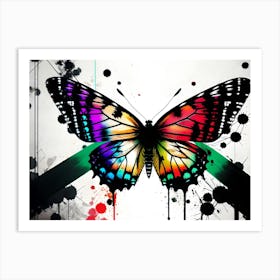 Colorful Butterfly 120 Art Print