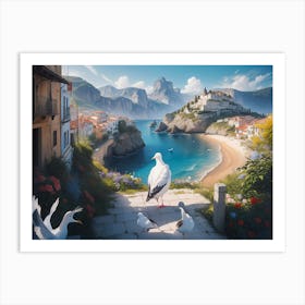 Pictures of Mediterranean Landscape Art Print