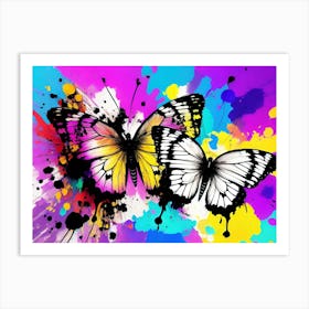 Butterfly Painting 183 Art Print