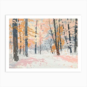 Winter In The Woods 1 Art Print