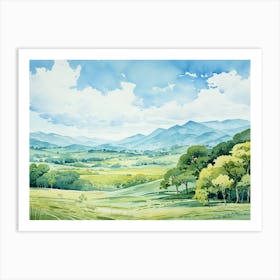 Landscape Painting Art Print