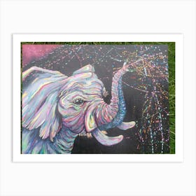 Elephant Painting Art Print