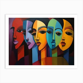 Women By Sanjay Sharma Art Print