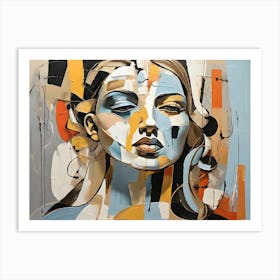 Abstract Of A Woman Art Print