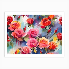 Roses Art Print