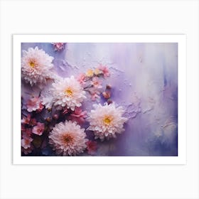 Dahlias Art Print