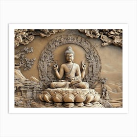 Buddha 17 Art Print