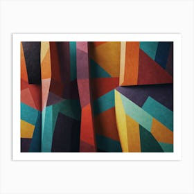 Abstract Geometric Pattern Art Print