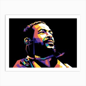 Marvin Gaye WPAP Art Print