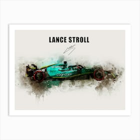 Lance Stroll Art Print
