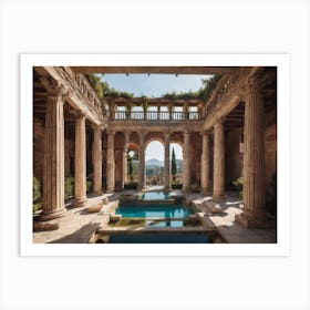 Palace Courtyard 1 Art Print