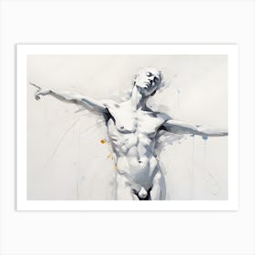 dream on in white Art Print