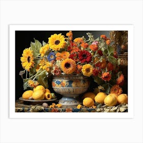 Flowers In A Vase 2 Art Print