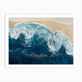 Ocean Wave 4 Art Print