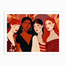 Group Of Women 9 Art Print