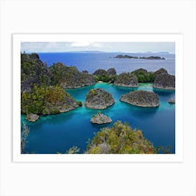 Blue Lagoon In Philippines Art Print