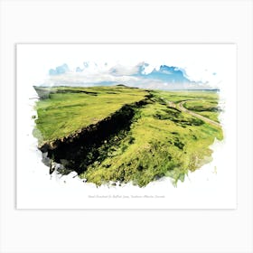 Head Smashed In Buffalo Jump, Southern Alberta, Canada Art Print