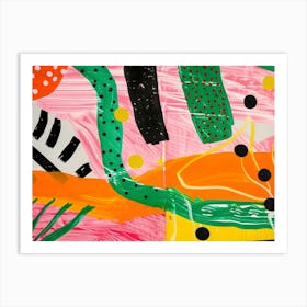 Colorful Abstract Painting 24 Art Print