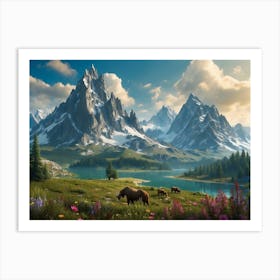 Mountain Landscape 2 Art Print