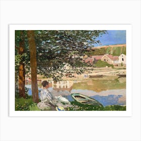 On The Bank Of The Seine, Bennecourt (1868), Claude Monet Art Print