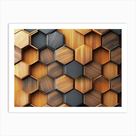 Wood Texture Background Art Print