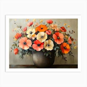 Winter Flowers 4 Art Print