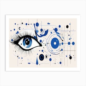 Blue Eye 1 Art Print